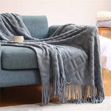 KNITTED JACQUARD SOFA BLANKET NAP BLANKET_CWMM0191