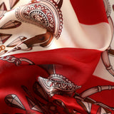 23 SILK FEELING SCARF SQUARE SATIN HEAD SCARF _CWASC0257