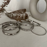 Vintage Stacking Bohemian Alloy Bracelet Set_Cwmm3096