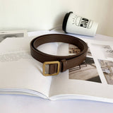 SIMPLE RETRO BELT WITH SQUARE BUCKLE WITHOUT HOLES_CWABE0659