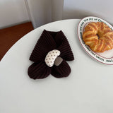 CUTE MUSHROOM KNIT SCARF WINTER WARMTH FOR KIDS_CWASC2085