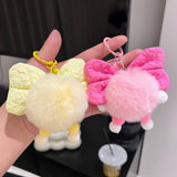 CUTE PLUSH BALL CAR KEYCHAIN BAG PENDANT GIFT_CWMM2503