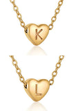 Heart Alphabet Initials Pendant Necklace_Cwaje220