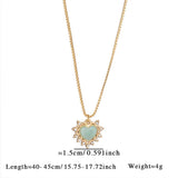 MINIMALIST HEART NECKLACE WITH BLUE TIGERS EYE_CWMM8820