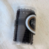 Knit Bow Scrunchie Coffee Lazy Hair Tie_Cwaha07919