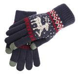 CUTE ELK FASHION KNITTED WARM TOUCH SCREEN GLOVES_CWAG0227