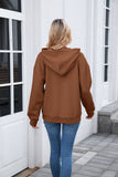 Solid-Color Hooded Loose Long-Sleeved Sweatshirt_Cwohol568