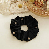 BEADED LARGE INTESTINE HAIR RING SCRUNCHIES_CWAHA2881