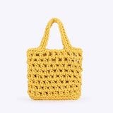 HANDMADE BEACH TOTES WITH MESH LIGHTWEIGHT TRENDY_CWAB4680