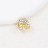 Tiny Zirconia Pendant 26 Letters Necklace_Cwmm5863