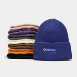 LETTER THICKENED EMBROIDERED BEANIE KNITTED HAT_CWAH2073