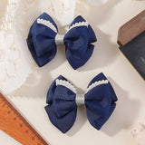 HANDMADE GLITTER BOW HAIR CLIP SET FOR GIRLS_CWAHA6734