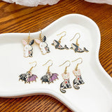 CARTOON HALLOWEEN FUNNY ANIMAL EARRINGS_CWAJE1841