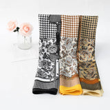 PAISLEY PRINT SATIN SCARF VERSATILE NECK WRAP_CWASC1171