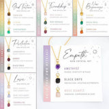 STAINLESS STEEL NECKLACE NATURAL CRYSTAL PENDANT_CWAJE1051