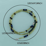 LONG CLASP PURSE WITH SINGLE BEAD CHAIN STRAP_CWMM5068