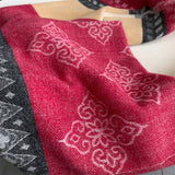 Winter Plaid Colorblock Tassel Scarf Wrap Unisex_Cwasc03273
