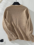 Vintage Kink Sweater With Solid Hollowed Pullover