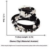 Summer Acetate Hair Claw ? Vintage Half-Up Clip_Cwaha07247