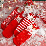 CHRISTMAS SOCKS ELK OLD MAN SOCKS_CWMS0625