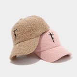 Women Warm Sherpa Fleece Winter Baseball Cap Hat_Cwah04770