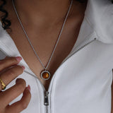 Turquoise Vintage Pendant Earrings Necklace