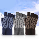MENS KNITTED HALF FINGER WINTER PLUSH GLOVES_CWAG0228