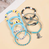 ETHNIC STYLE BULL HEAD CACTUS BRACELET SET_CWMM3520