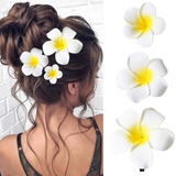 PLUMERIA HAIR ACCESSORY RESORT STYLE FLOWER CLIP_CWAHA6577