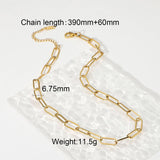 MULTILAYER GOLD PLATE STAINLESS STEEL NECKLACE_CWAJE0619