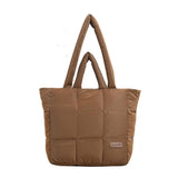 PUFFER TOTE BAG QUILTED LARGE SHOULDER BAG_CUAB00521