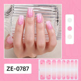 Valentine Pink Heart Lip Nail Stickers_Cwmm11217