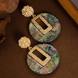 AURORA FANTASY DEEP SEA ABALONE EARRINGS_CWMM4282