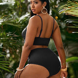 SEXY HIGH WAIST SPLIT LARGE SIZE_CWMW0232