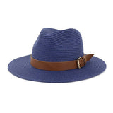 BEACH SUMMER CASUAL STRAW PANAMA HAT_CWAH059 B20223