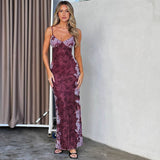 Vintage Print Haute Couture Camisole Dress