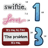 CREATIVE BADGE LETTER EMBROIDERY CLOTH PATCH_CWMM4070