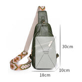 Outdoor Sports Solid Color Messenger Bag Chest Bag_Cwab2703