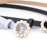 PEARL BUCKLE SLENDER BELT FOR DRESSES_CWABE0196