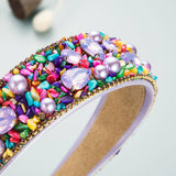 PERSONALIZED DESIGN COLORFUL TURQUOISE HEADBAND_CWAHA1974