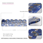 GRADIENT TEETH ACETATE COMB LEOPARD PRINT HAIRCOMB_CWAHA4192