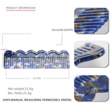 GRADIENT TEETH ACETATE COMB LEOPARD PRINT HAIRCOMB_CWAHA4192