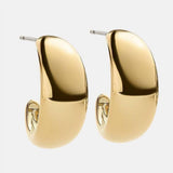 IRREGULAR WHITE ZIRCONIA STUD EARRINGS 18K GOLD_CWAJE4986