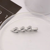 METAL ROSE HAIRPIN SIDE BANGS DUCKBILL CLIP_CWAHA4646