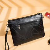 SKULL RIVET LARGE CAPACITY CLIP BAG CLUTCH BAG_CWAB1470