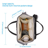 SIMPLE MULTIFUNCTIONAL MOTHER AND BABY BAG_CWAB2240