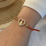 ADJUSTABLE COPPER MICRO EMBELLISHED BRACELET_CWAHA0887