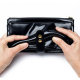 Vintage Waxed Leather Multifunctional Wallet_Cwab3812