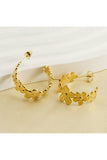 18K Gold Plated Stainless Steel Earrings_Cwaje0399