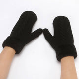 Winter Cute Solid Color Warm Knitted Gloves_Cwag0264